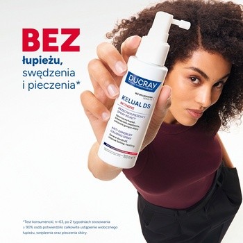 Ducray Kelual DS Intensive, kojący spray przeciwłupieżowy, 100 ml
