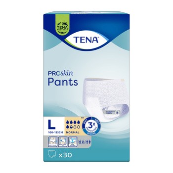TENA Pants ProSkin Normal, majtki chłonne, rozmiar L, 30 szt.