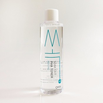 Ottie Soak Out, tonik do twarzy z kwasem PHA, 210 ml