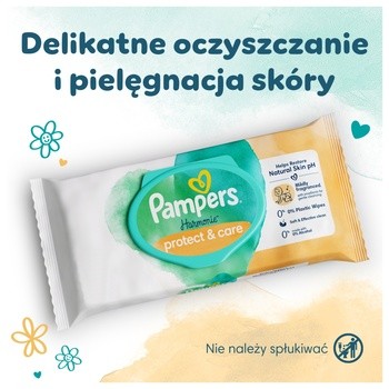 Pampers Harmonie Protect&Care, chusteczki, 44 szt.