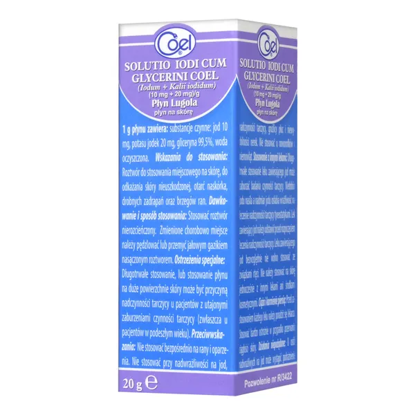 Płyn Lugola 10mg+20mg/g 20g [COEL]