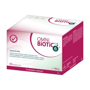 Omni Biotic 6, saszetki z proszkiem, 3 g x 60 szt.