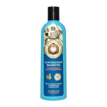 Receptury Babuszki Agafii, szampon, malina moroszka, włosy normalne i suche, 280 ml
