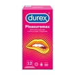 Durex Pleasuremax, prezerwatywy ze środkiem nawilżającym, 12 szt.