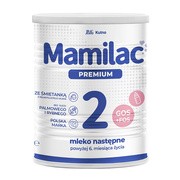 Mamilac Premium 2, mleko następne powyżej 6. miesiąca życia, 400 g https://azcdn.doz.pl/image/d/product/6ad670d2-scale-180x180.png