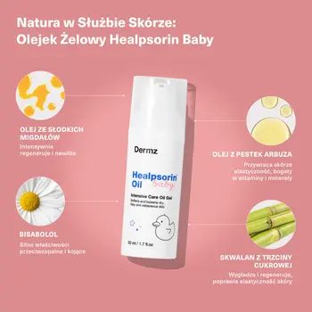 Healpsorin Baby Oil, olejek żelowy, 50 ml