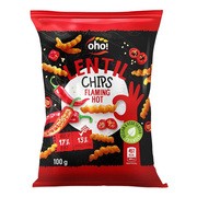 Oho, chipsy z czerwonej soczewicy o smaku flaming hot, 100 g https://azcdn.doz.pl/image/d/product/b05852c7-scale-180x180.png