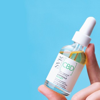 SVR CBD, przeciwzmarszczkowe, antyoksydacyjne bi-serum w ampułce, 30 ml