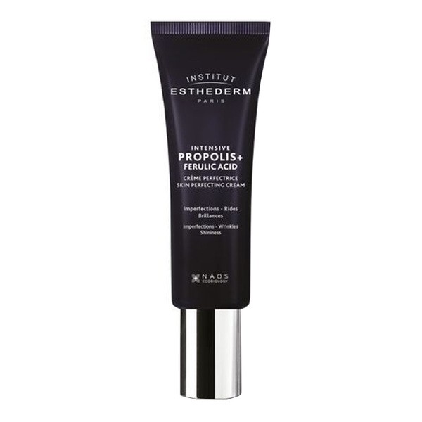 Institut Esthederm Esthederm Intensive Propolis + Ferulic Acid, przeciwzmarszczkowy krem matujący przeciw niedoskonałościom, 50 ml — Składniki i ocena