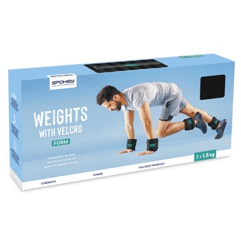 Spokey, Form, obciążenia na rzep 1,5 kg, 2 szt.