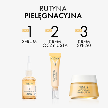Vichy Neovadiol Magistral, odżywczy krem na dzień przeciw przebarwieniom SPF 50, 50 ml