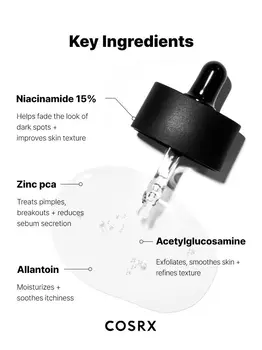 Cosrx, The Niacinamide 15, serum z 15% niacynamidem, 20 ml