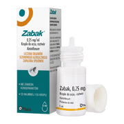 Zabak, (0,25 mg/ml), krople do oczu, 5 ml