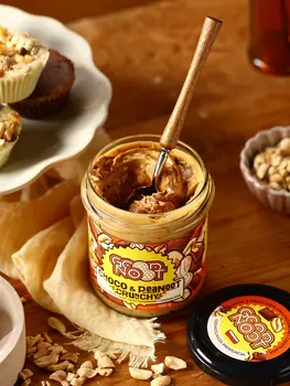 Good Noot Choco & Peanoot Crunchy, krem z orzechów arachidowych i czekoladą z kawałkami orzechów, 330 g