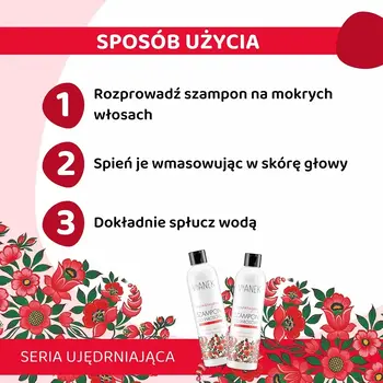 Vianek, regenerujący szampon do włosów ciemnych, farbowanych, 300 ml