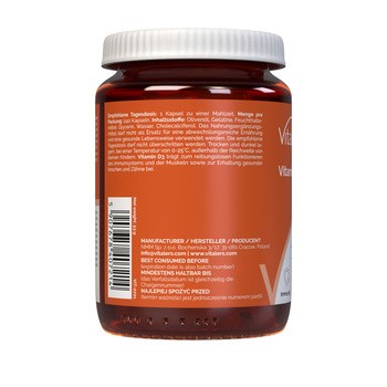Vitalers Witamina D3 4000 IU, kapsułki, 240 szt.