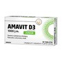 Amavit D3 Junior 1000 j.m., tabletki ulegające rozpadowi w jamie ustnej, 60 szt.