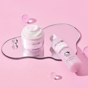 Kwailnara Moisturizing Milk Ceramide, nawilżający krem do twarzy z ceramidami i proteinami mleka, 100 ml