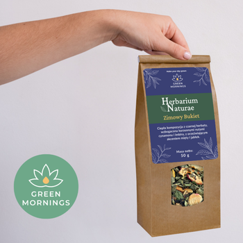 Green Mornings, Herbarium Naturae, Zimowy Bukiet, kompozycja czarnej herbaty, 50 g