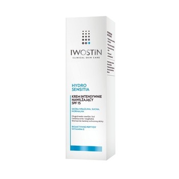 Iwostin Hydro Sensitia, krem intensywnie nawilżający, SPF 15, 50 ml