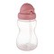 Canpol Babies, Bidon ze składaną rurką silikonową, różowy, 270 ml