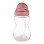 Canpol Babies, Bidon ze składaną rurką silikonową, różowy, 270 ml