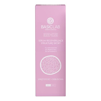 BasicLab Esteticus, serum regenerujące strukturę skóry,  sprężystość i odbudowa, 50 ml