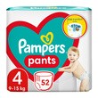 Pampers Pants 4 (9−15 kg), pieluchomajtki jednorazowe, 52 szt.