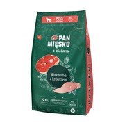 Pan Mięsko, sucha karma dla psa z ziołami M, wołowina z królikiem, 9 kg