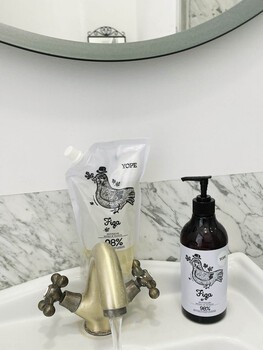 Yope Figa, mydło w płynie do rąk, zapas, 500 ml