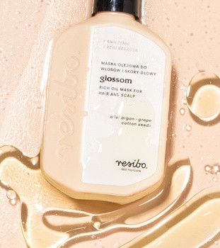 Resibo Glossom, olejowa maska do włosów, 100 ml