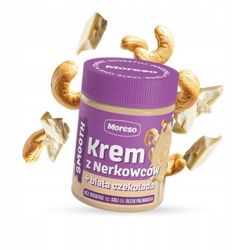 Moreso, krem z nerkowców z białą czekoladą, 190 g