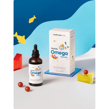 HealthLabs, MyKids Omega DHA+EPA, krople, smak truskawkowy, 100 ml
