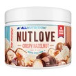Allnutrition Nutlove Crispy Hazelnut, krem czekoladowy z białą czekoladą i orzechami laskowymi, 500 g