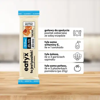 Eatyx Hyperfood Karmel, baton, 60 g