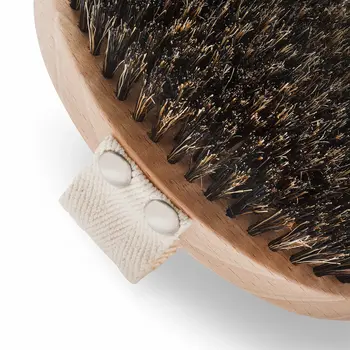 Hhuumm, szczotka do masażu ciała, naturalne włosie dzika No.17, 1 szt.