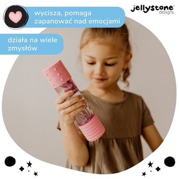 Jellystone Designs, butelka sensoryczna DIY, różowa, 1 szt.