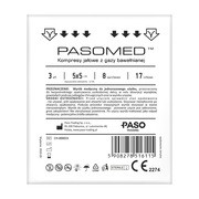 Pasomed, kompresy gazowe jałowe, 17-nitkowe, 8-warstwowe, 5 cm x 5 cm, 3 szt. https://azcdn.doz.pl/image/d/product/fa1e1334-scale-180x180.png