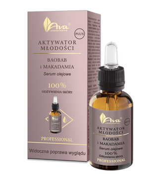 AVA Aktywator Młodości Plus, Baobab i Makadamia, serum olejowe, 30 ml