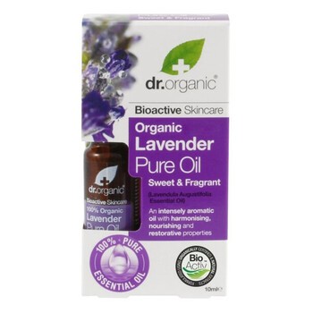 Dr Organic Lavender, organiczny olejek lawendowy, 10 ml