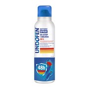 Undofen Spray 48h, aktywny dezodorant do stóp i obuwia, 150 ml        