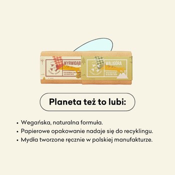 Mydlarnia 4 Szpaki Mężny Duet, naturalne mydło w kostce Waligóra, 110 g + naturalne mydło w kostce Wyrwidąb, 110 g
