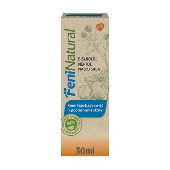 FeniNatural, krem łagodzący do skóry podrażnionej przez ukąszenia owadów i słońce, 30 ml