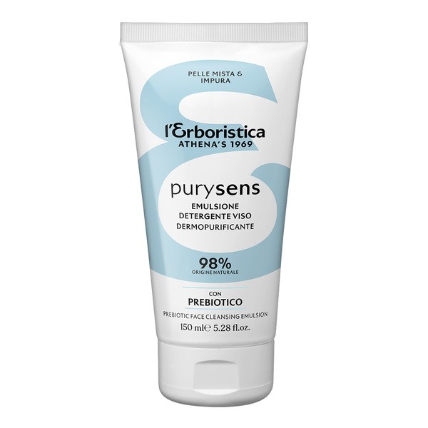 L'Erboristica L'Erboristica Purysens, emulsja do twarzy z prebiotykami, 150 ml — Składniki i ocena
