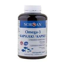 Norsan Omega-3, kapsułki, 120 szt.