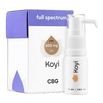 Koyi Full Spectrum Olejek konopny CBG 5% + CBD 2%, krople, 10 ml