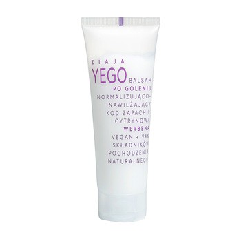 Ziaja Yego, balsam po goleniu, normalizująco-nawilżający, cytrynowa werbena, 80 ml
