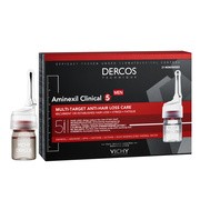 Vichy Dercos Aminexil Clinical 5, kuracja przeciw wypadaniu włosów dla mężczyzn, 6 ml, 21 ampułek https://azcdn.doz.pl/image/d/product/870332f3-scale-180x180.png