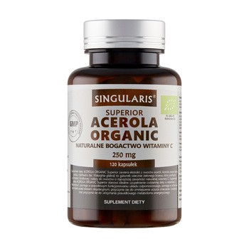 Singularis Acerola Organic 17% (250 mg), kapsułki, 120 szt.