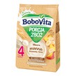 BoboVita Porcja Zbóż, kaszka mleczna, bananowo-brzoskwiniowa, manna, 4m+, 210 g